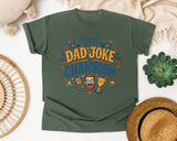 The Undisputed Dad Joke Champion graphic tee in Moss