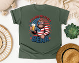 It's A Bad Day To Be A Bear graphic tee in Moss