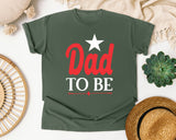 Dad To Be White 2 graphic tee in Moss