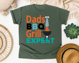 Dads BBQ Grill Expert graphic tee in Moss