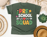 Preschool Squad graphic tee in Moss