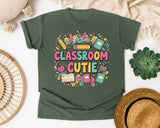 Classroom Cutie graphic tee in Moss