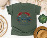 United We Remember May Their Memory Live Forever graphic tee in Moss