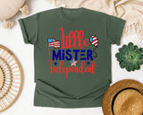 Little Mister Independent graphic tee in Moss