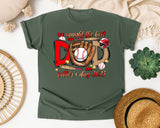 We Caught The Best Dad graphic tee in Moss