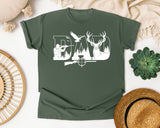 Dad graphic tee in Moss