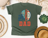 Football Dad Helmet 26 graphic tee in Moss
