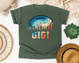Football Gigi graphic tee in Moss
