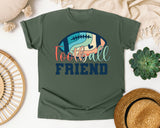 Football Friend graphic tee in Moss