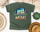 Football Mimi graphic tee in Moss