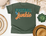 Football Junkie graphic tee in Moss