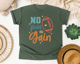 No Pain No Gain Football graphic tee in Moss