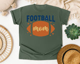 Football Mom Ball graphic tee in Moss