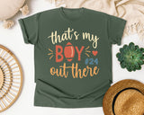 Thats My Boy Out There 24 graphic tee in Moss