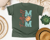 Football Mom Vertical graphic tee in Moss