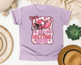 Im Just Here For The Halftime Show graphic tee in Orchid