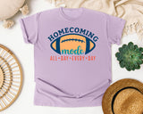Homecoming Mode All Day Every Day graphic tee in Orchid