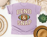 Bend And Snap Football graphic tee in Orchid