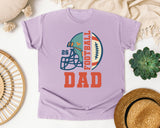 Football Dad Helmet 26 graphic tee in Orchid