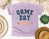 Game Day Vibes graphic tee in Orchid
