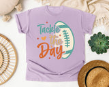 Tackle The Day graphic tee in Orchid