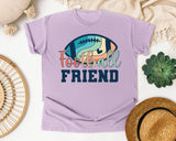 Football Friend graphic tee in Orchid