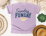 Sunday Funday Football Navy graphic tee in Orchid