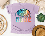 Football Dude graphic tee in Orchid