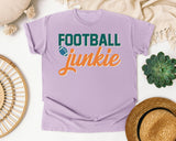Football Junkie graphic tee in Orchid