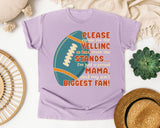 Please Excuse Me For Yelling From The Stands graphic tee in Orchid