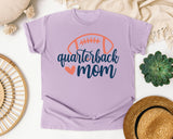 Quarterback Mom graphic tee in Orchid