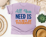 All You Need Is Football graphic tee in Orchid