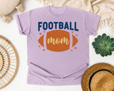 Football Mom Ball graphic tee in Orchid