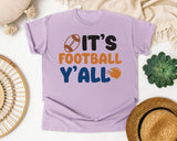 Its Football Yall graphic tee in Orchid