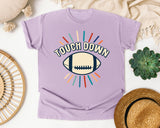 Touch Down Retro Rays graphic tee in Orchid