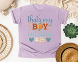 Thats My Boy Out There 15 graphic tee in Orchid