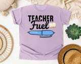 Teacher Fuel Pen graphic tee in Orchid