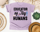 Educator Of Tiny Humans Pen graphic tee in Orchid