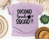 Second Grade Squad Atom graphic tee in Orchid