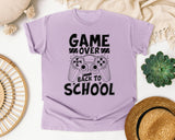 Game Over Back To School Controller Bold graphic tee in Orchid