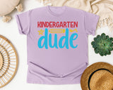 Kindergarten Dude White 2 3 graphic tee in Orchid