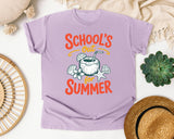 School's Out For Summer graphic tee in Orchid