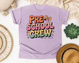 Preschool Crew Bow graphic tee in Orchid