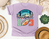 Football Dad Grey graphic tee in Orchid