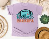 Football Grandpa graphic tee in Orchid