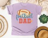 Football Dad Orange 2 graphic tee in Orchid