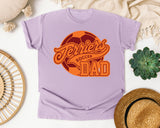 Terriers Soccer Dad graphic tee in Orchid