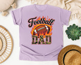 Football Dad Brown graphic tee in Orchid