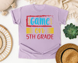 Game On 5th Grade Red graphic tee in Orchid