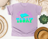 Let's Learn Today graphic tee in Orchid